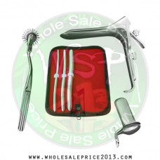  Hegar uterine dilator 3 pieces set, 7-8, 9-10, 15-16,  pinwheel, grave small, collin small